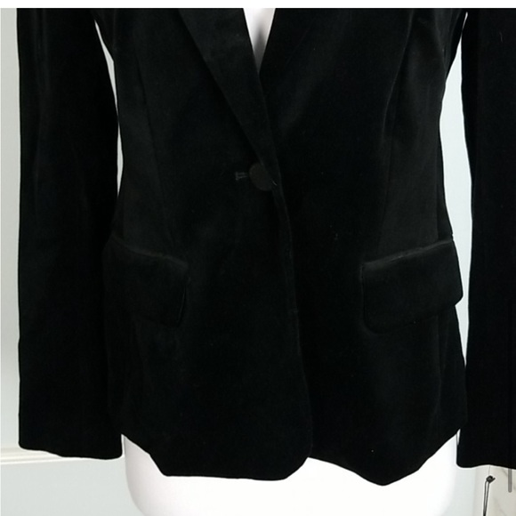 BNWT Ivanka Trump Black Suede Velvet Blazer Suit Jacket - Picture 4 of 8